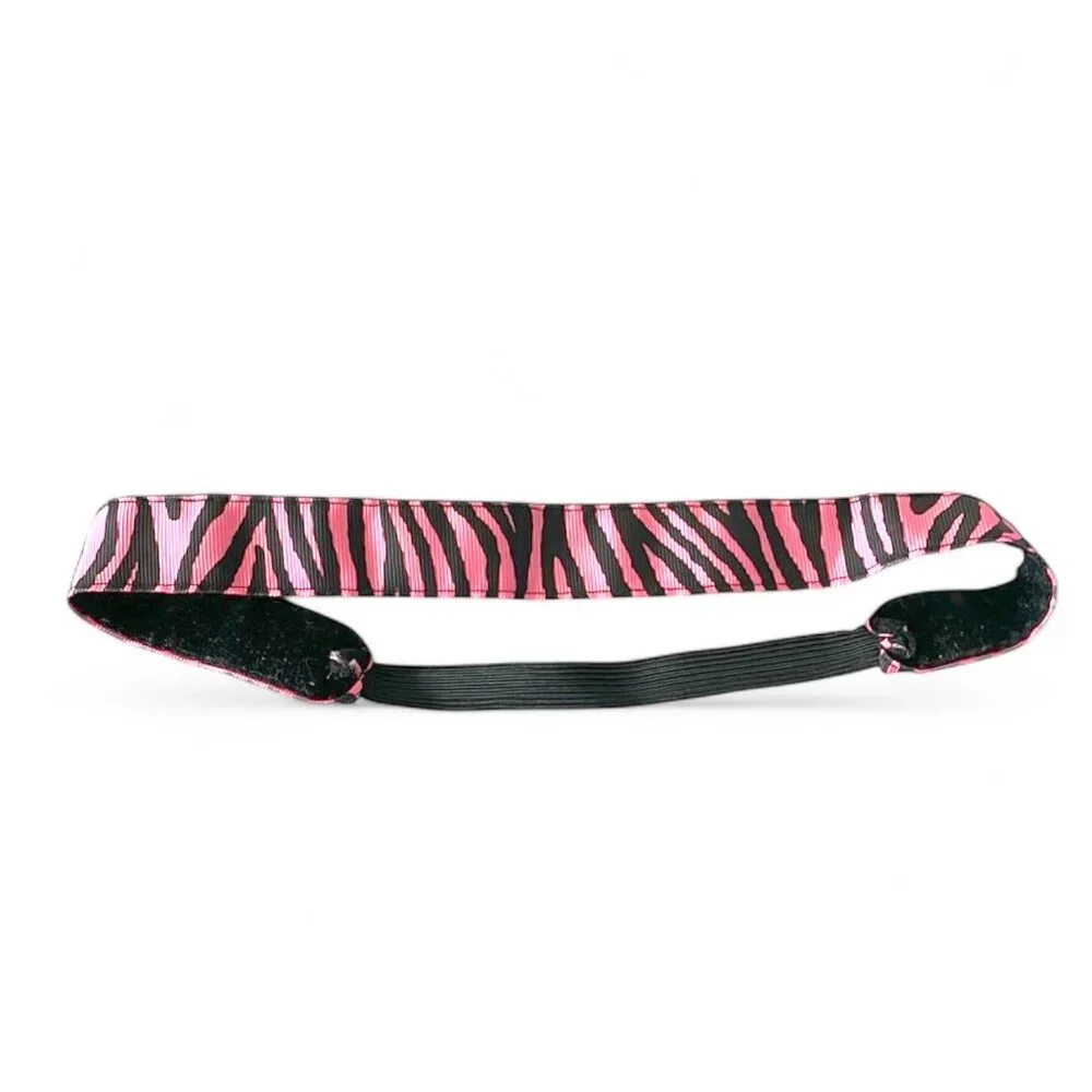Pink and Black Zebra Print Headband